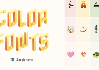 First Batch of Color Fonts Arrives on Google Fonts